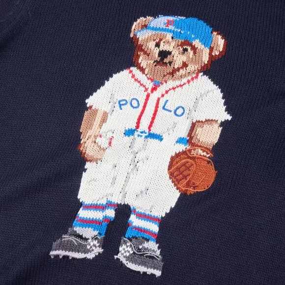 Polo Ralph Lauren Bear Sweater: Iconic Teddy Sportswear Design - Picture 3 of 6